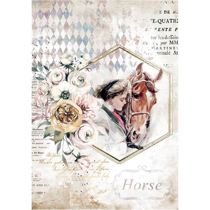 Motief strozijde "Paardenliefde"
