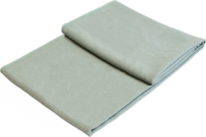 Yoga handdoek antislip asgroen - Lotus