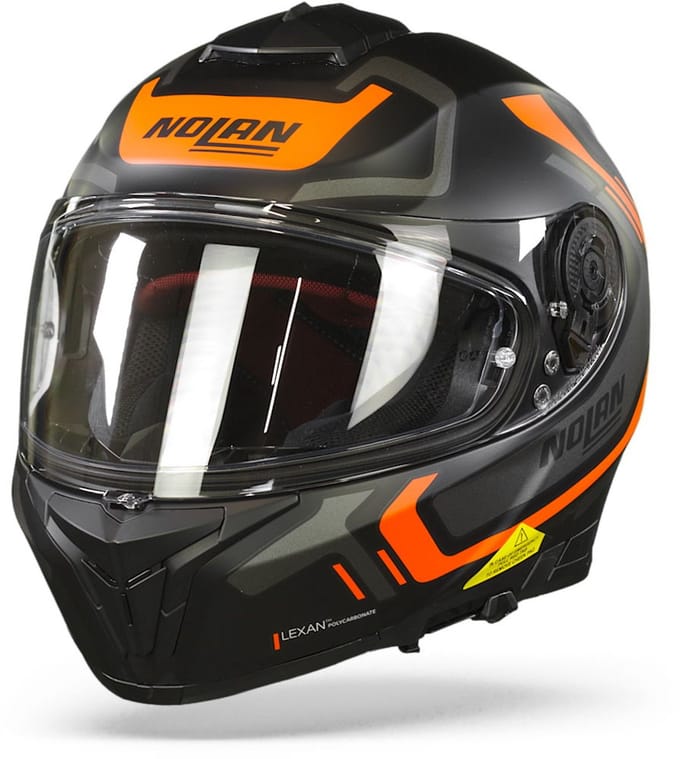 Nolan N80-8 Ally N-Com 41 Flat Black Orange L