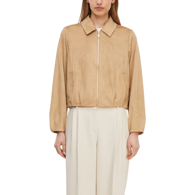 Comma Jackets Indoor Brown Maat: 44 | Bomberjacks Outlet | Dames | Beige
