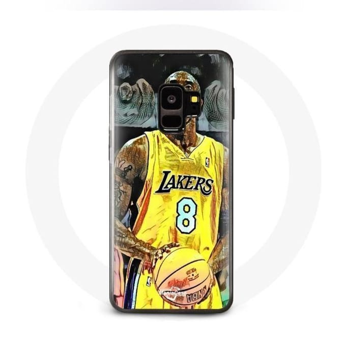 Coque - NBA - Samsung Galaxy S9 - Kobe Bryant Dunk - Noir - Rigide noir