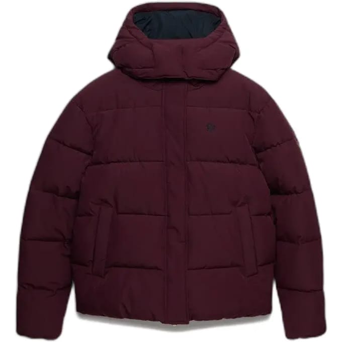 Superdry - Premium Gewatteerde Jas Met Capuchon - Dames - Gewatteerde jassen