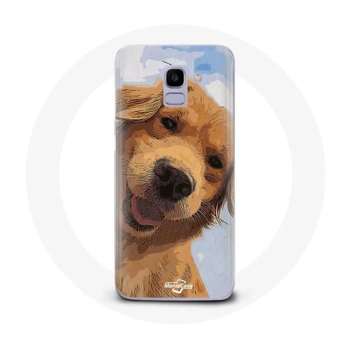 Case voor Samsung Galaxy A6 2018 Golden retriever Hondenras