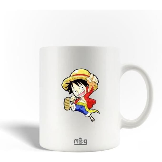 Keramische Mok - MANIACASE - One Piece - Luffy - 30cl - Vaatwasmachinebestendig - Wit