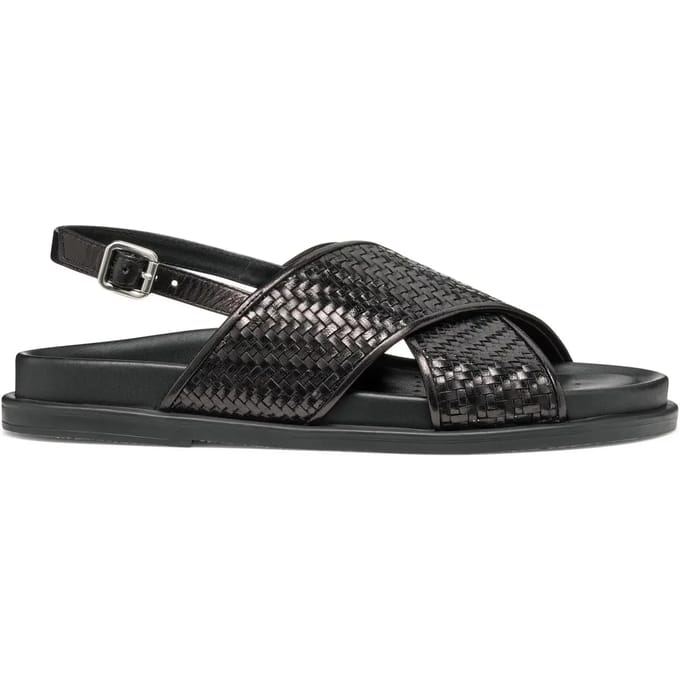 GEOX ADELASH DAMES Sandalen - ZWART - Maat 41