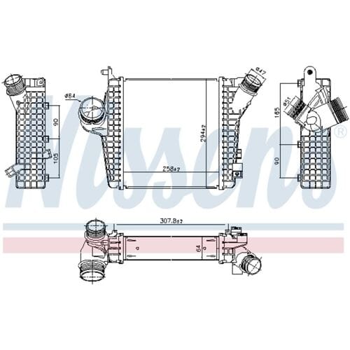 InlaatluchtRadiator NISSENS 961305