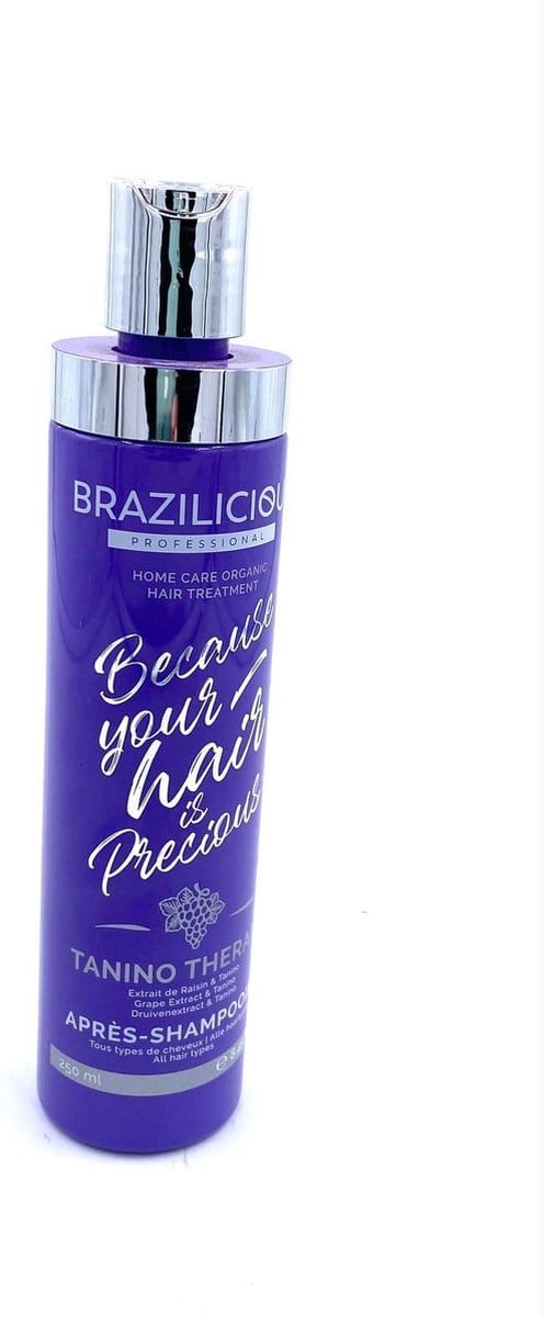 BraziliCious Tanino Apres Conditioner - Voor keratine behandeld haar - 250ml