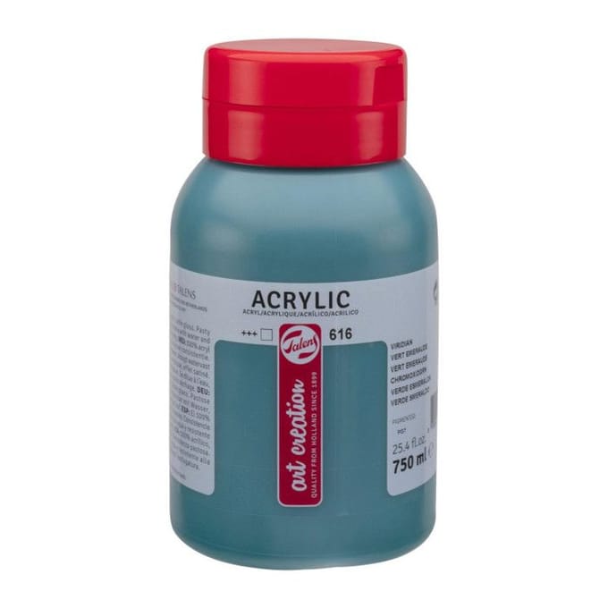 Talens Art Creation Acrylverf Pot 750 ml Vert Émeraude 616