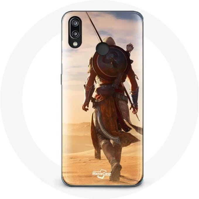 Coque pour Huawei P20 Lite - Assassin's Creed - Souple - Noir - Protection - Mixte