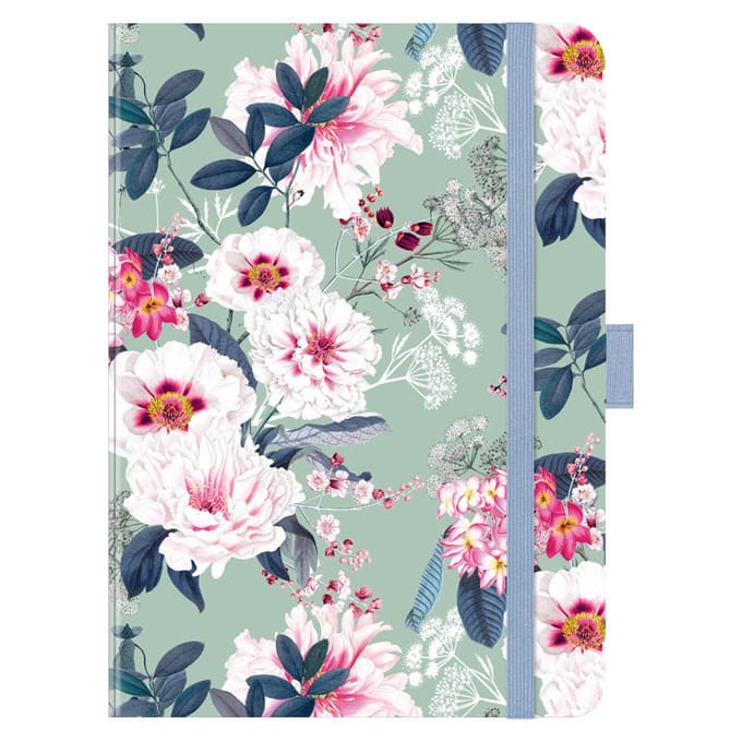 Luxe agenda groot - Romantic Flowers - 2026