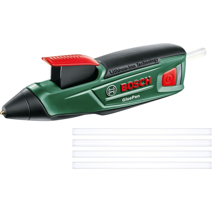 Bosch GluePen accu Lijmpistool - Diameter 7 mm  - Inclusief 4 lijmpatronen en lader