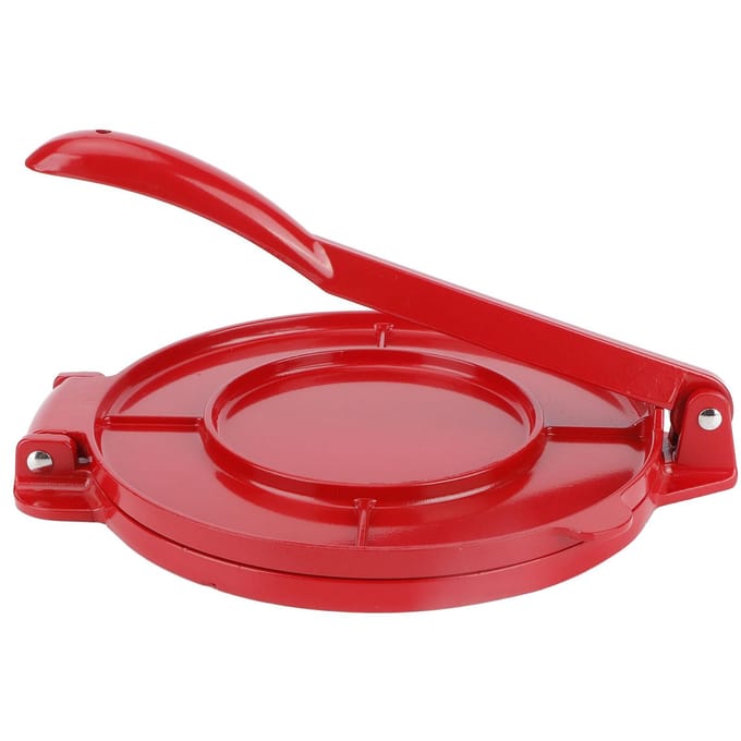 8in Tortillamaker Aluminiumlegering Bloem Deeg Persgereedschap Keuken Bakaccessoire pink