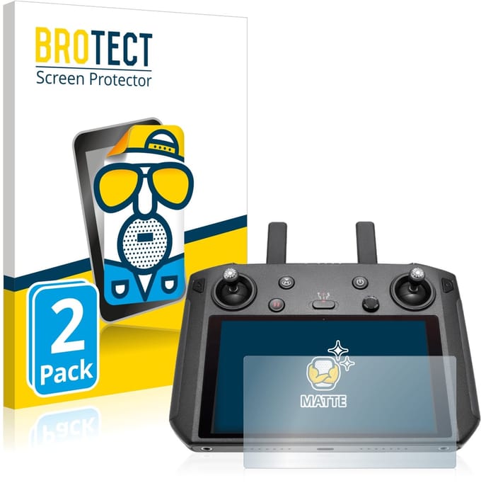 BROTECT - Screenprotector voor DJI Smart Controller - Folie Beschermfolie matte 2 Stuks