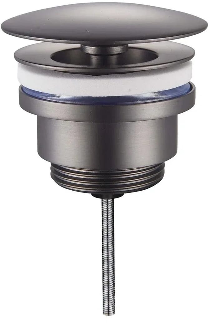 DutchLine Afvoerplug - Luxe Vaste Waste 5/4 – Gunmetal