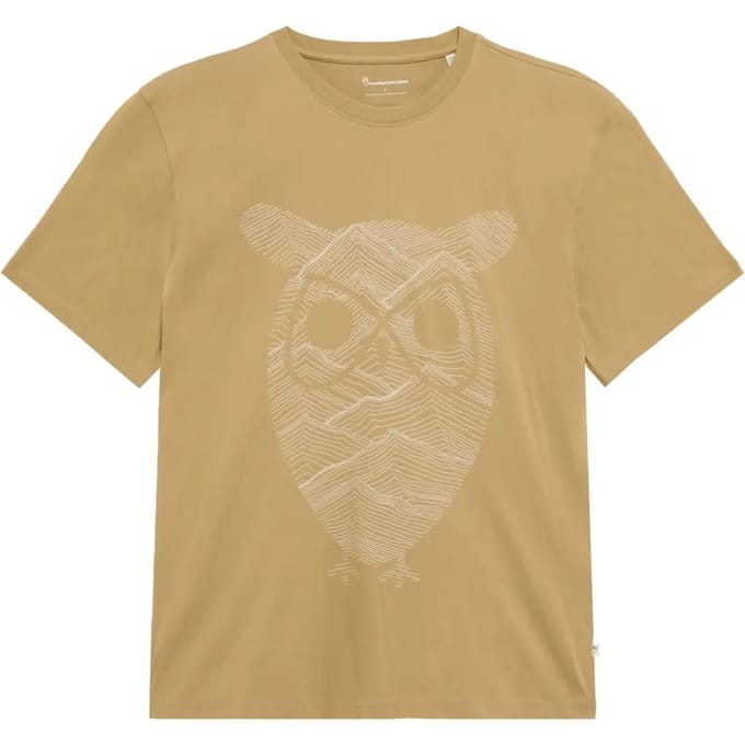 T-shirt met print aan de voorkant KnowledgeCotton Apparel