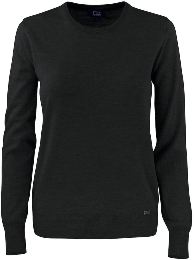 Cutter & Buck Kennewick Crewneck Dames 355407 - Zwart - S