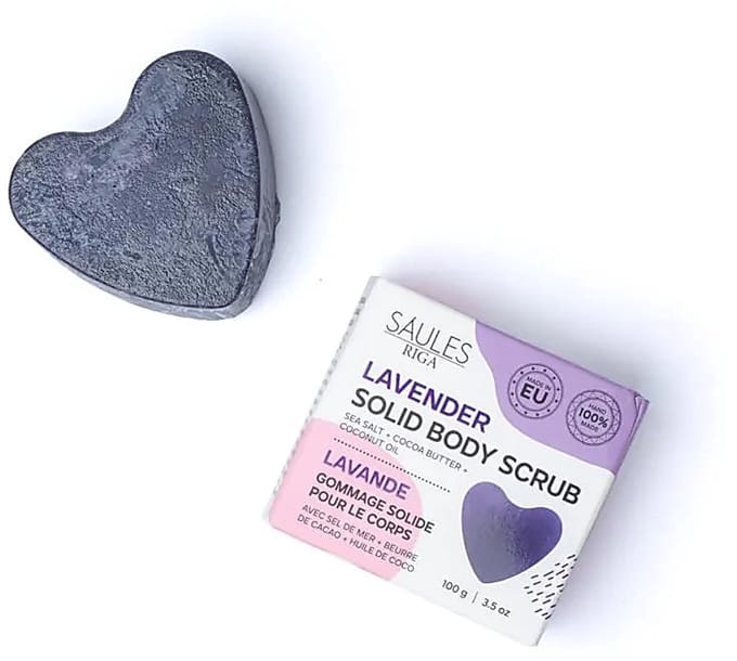 Natuurlijke scrubzeep lavendel - set van 3 stuks - 100 g - 100g