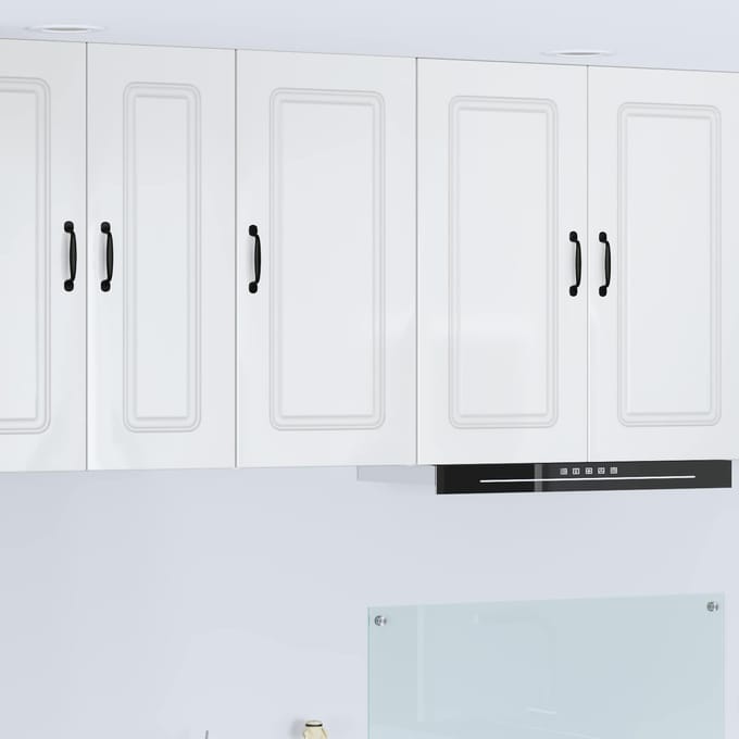 vidaXL - Vaatwasserpaneel - Kalmar - Hoogglans - wit - 40 - x - 31 - x - 80 - cm