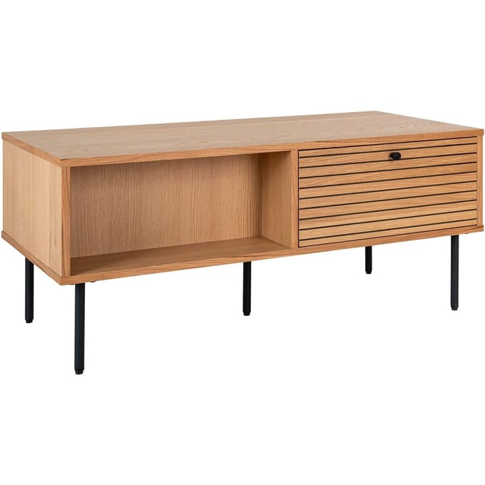 Salontafel Eiken Fineer - 100x50x45cm - House Nordic