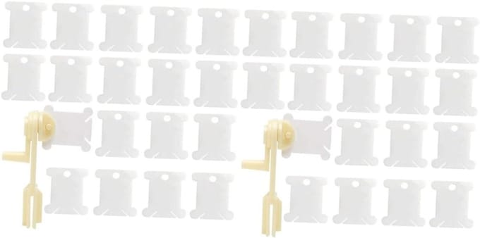 Garenopwinder Set - Draad Organizer - Handig Knutselen - Afneembare As - 200 Opwindplanken - Assorti