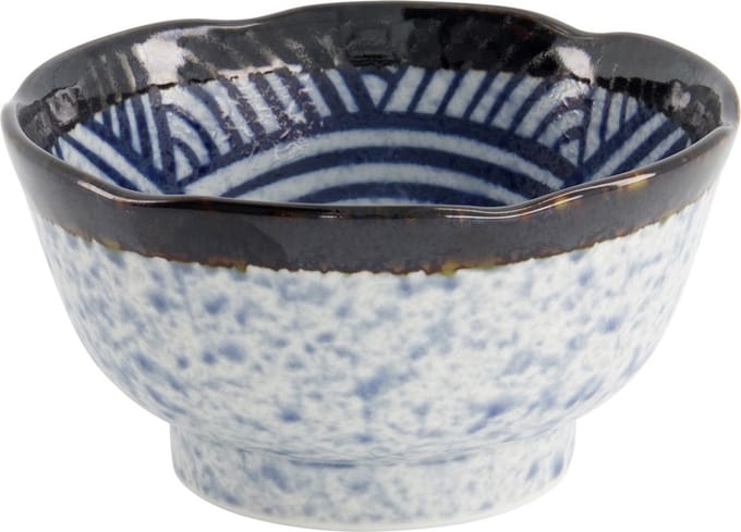 Tokyo Design Studio – Aisai Seigaiha – Rijstkom – 11.4x6cm 300 ml