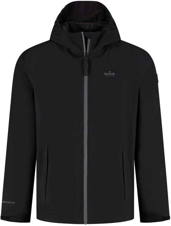 Kjelvik Outdoorjas Kiron Zwart
