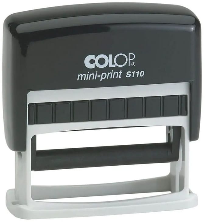 Colop Mini-Print Tekststempel S110, zwart