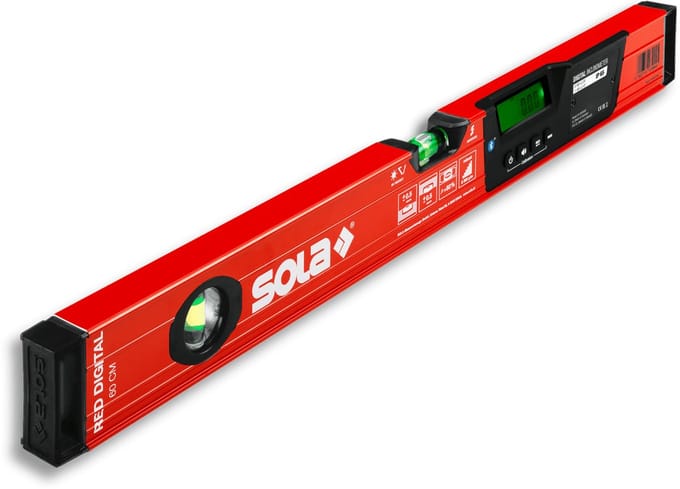 Sola RED 120 Digital Waterpas met Bluetooth 120 cm - 01731401 - 1.20 m - rood