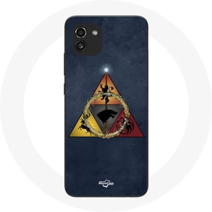 Coque - Game of Thrones - Samsung Galaxy A03 - Silicone - Souple - Mixte noir