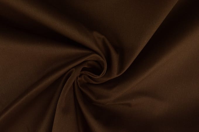 30 meter twill katoen - Bruin - 65% katoen - 35% polyester