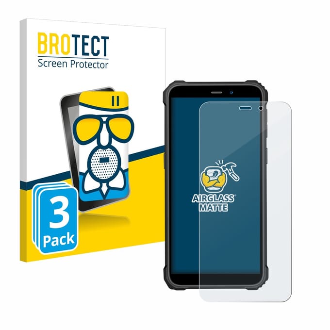 BROTECT - Screenprotector voor Oukitel WP32 - Folie Beschermfolie Beschermglas matte 3 Stuks