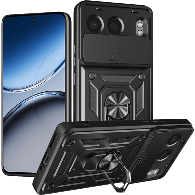 CaseBody OnePlus Nord 4 Shield Case met Camera-schuif Zwart