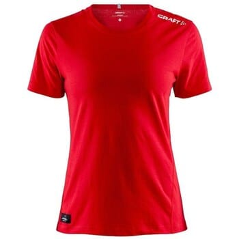 Craft Community Mix SS Tee W 1907389 - Bright Red - S