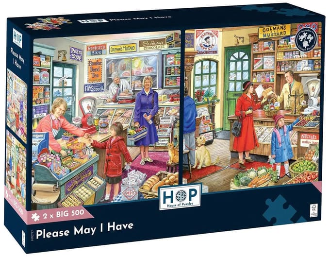 House of Puzzles ( 2 x 500XL grote stukken) Please may I have