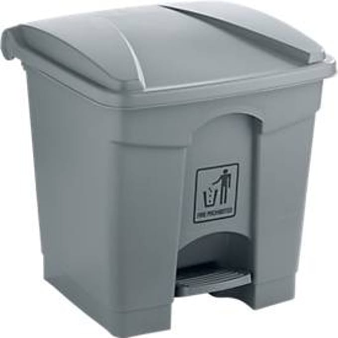 Afvalsorteersysteem, 30 l, grijs