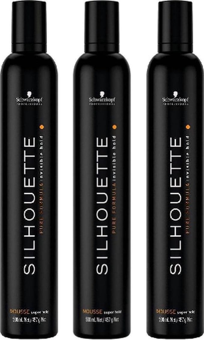 Schwarzkopf Professional - Silhouette Super Hold Mousse - voordeelverpakking - 3 x 500ml