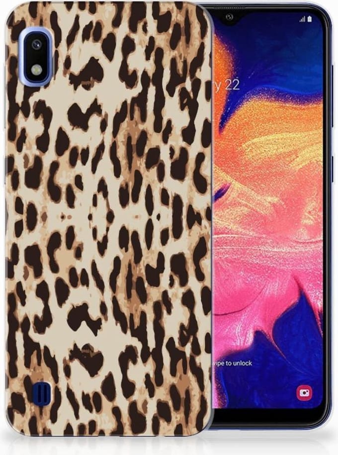 Samsung Galaxy A10 TPU Hoesje Leopard