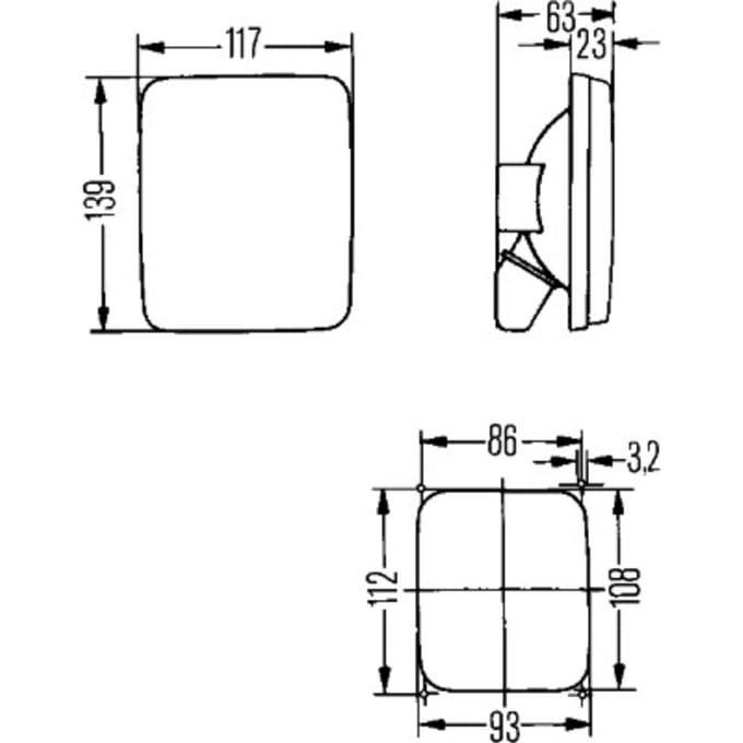 Achterlicht HELLA 2SA 005 200-171