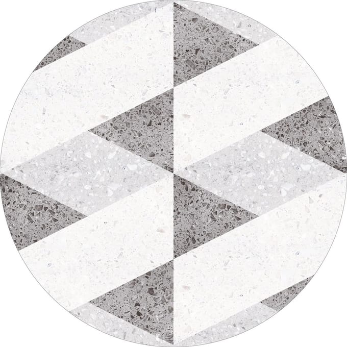 Vinyl | Vloerkleed vinyl rond | 7 | 160 cm Rond