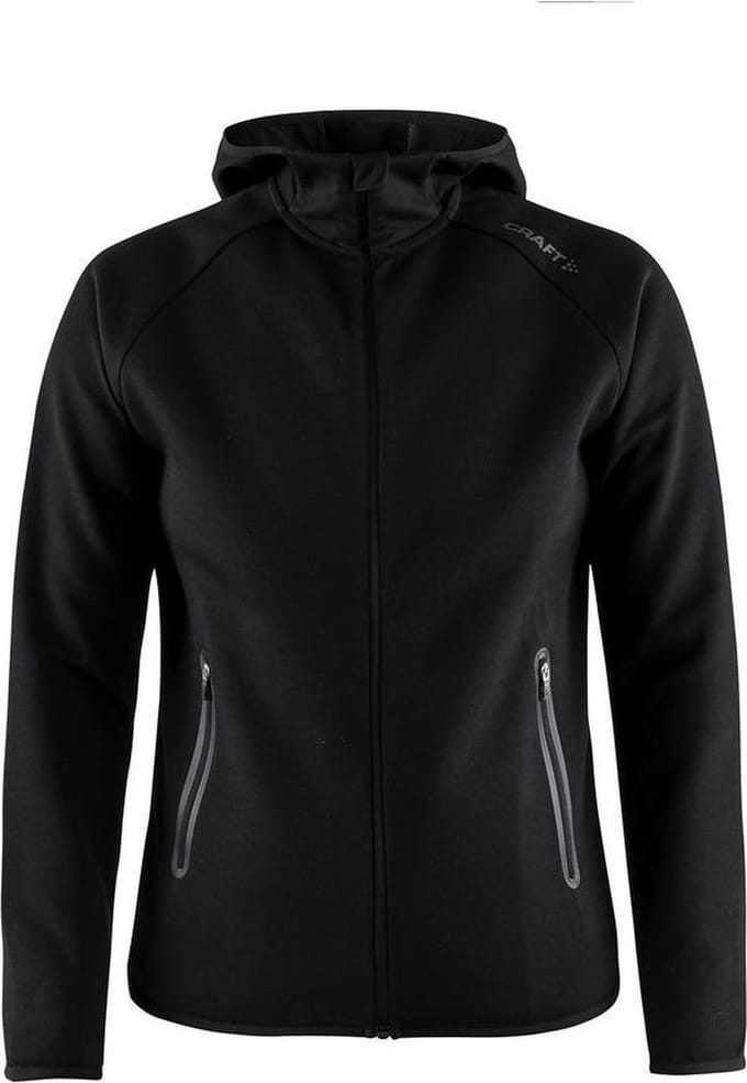 Craft Emotion Full Zip Hood Dames Zwart maat XS