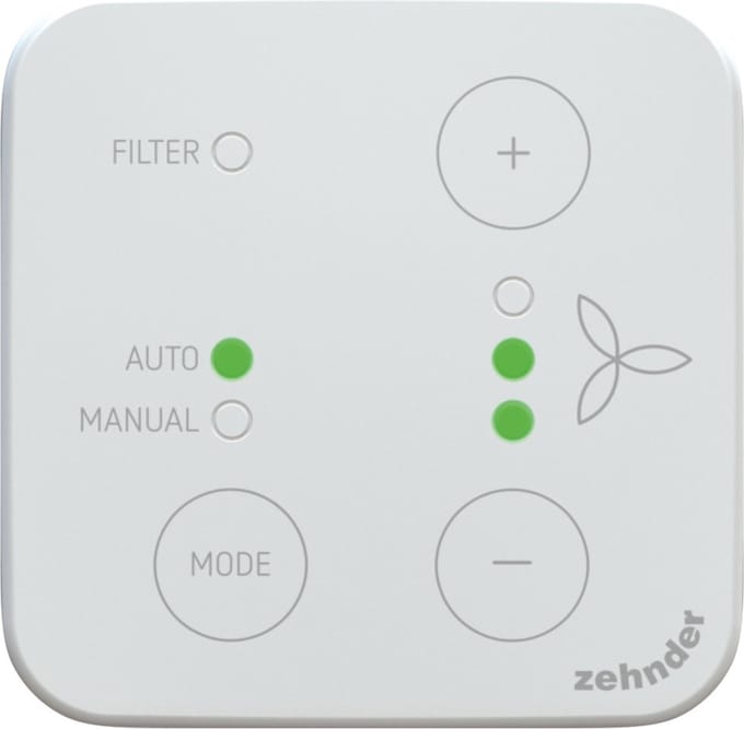 Zehnder Bedieningselement/Centrale Plaat Schakelmateriaal - 655010245 - E2PXJ