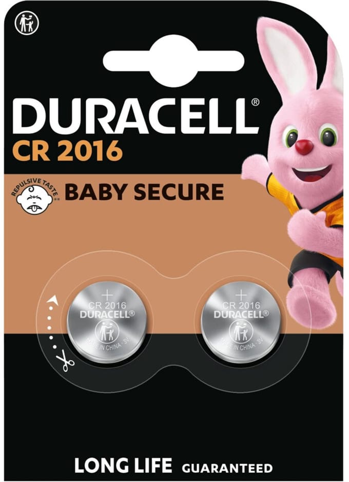 Duracell Knoopcelbatterijen 2016 - 5 x 2 stuks - Voordeelverpakking