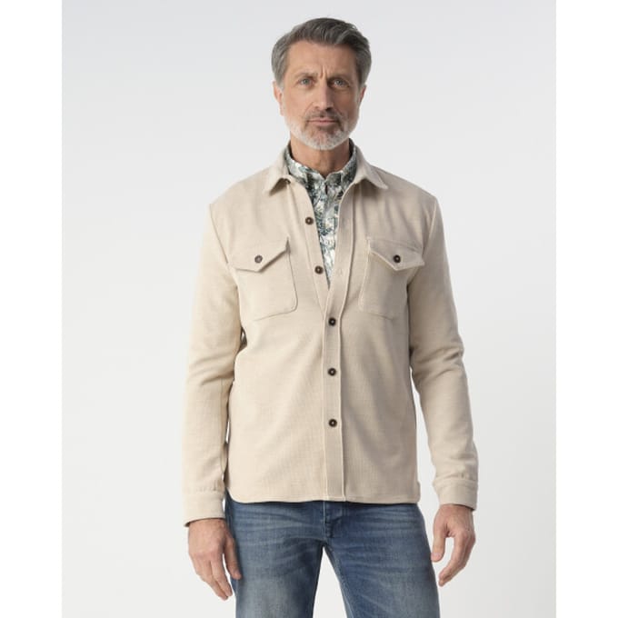 Campbell Overshirt Beige Heren