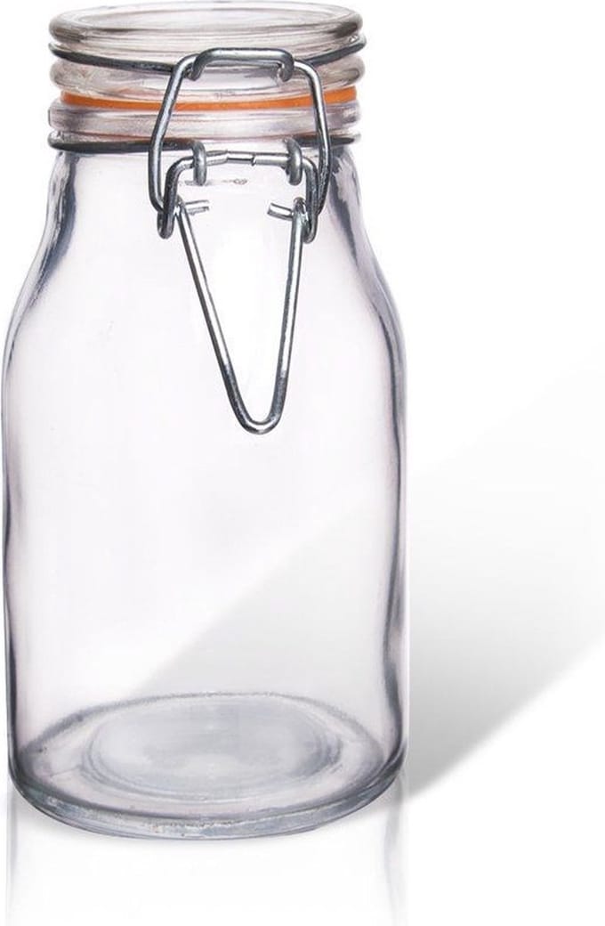 Pot met Beugelsluiting Glas 200 ml - Inmaakpot - Weckpot - Confituren