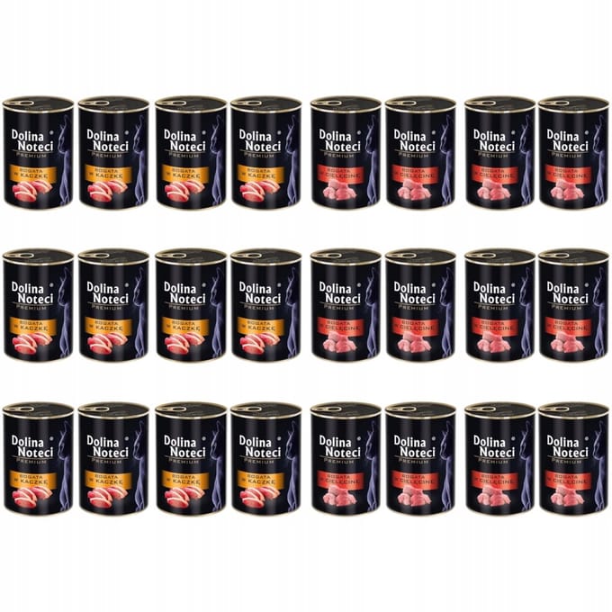 Dolina Noteci Premium - Natvoer - Kalfsvlees en Eend - Graanvrij - 24x400g
