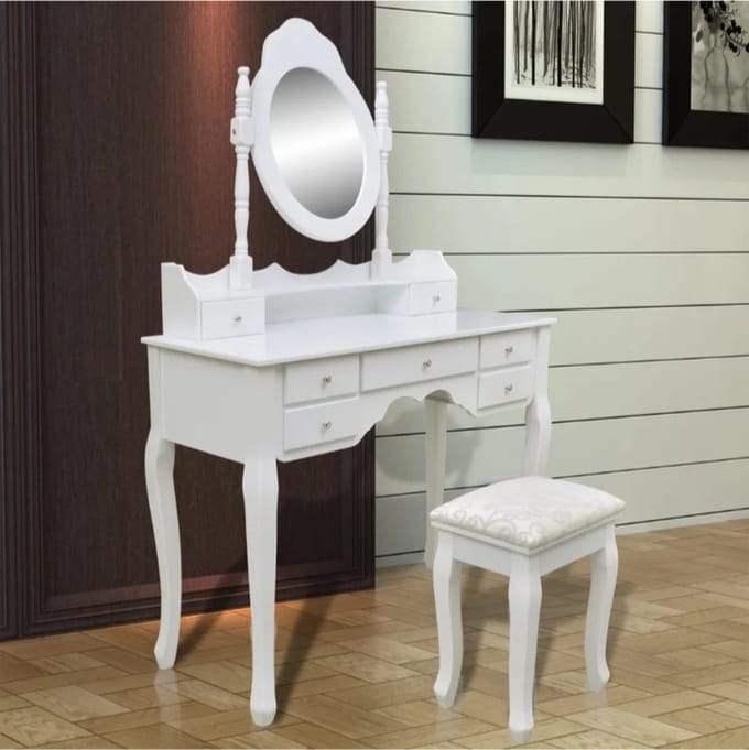 Kaptafel met LED 80x41x134,5 cm sonoma eikenkleurig