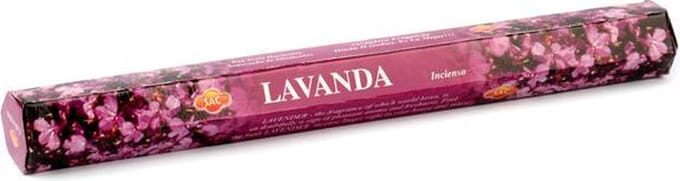 WIEROOKSTOKJES LAVENDER  (LOS DOOSJE MET CIRCA 20 STOKJES)