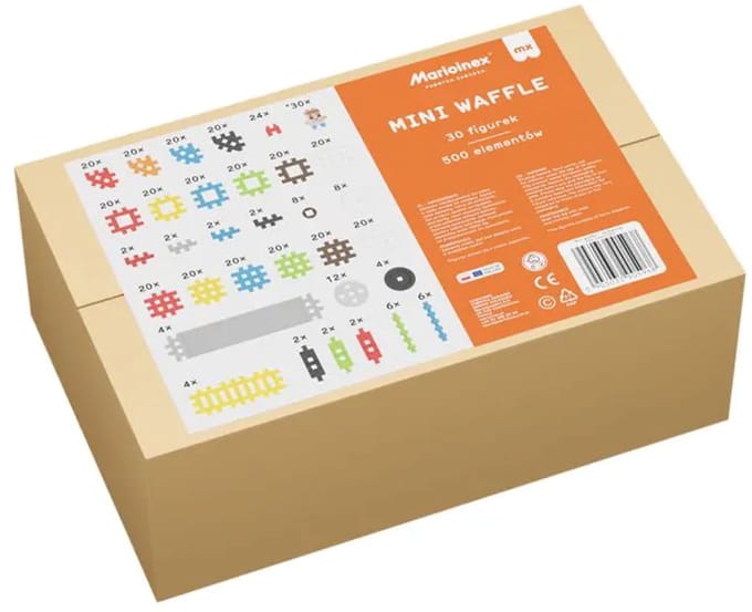 Mini wafel blokken schoolset 500 stuks - Marioinex - vanaf 3 jaar