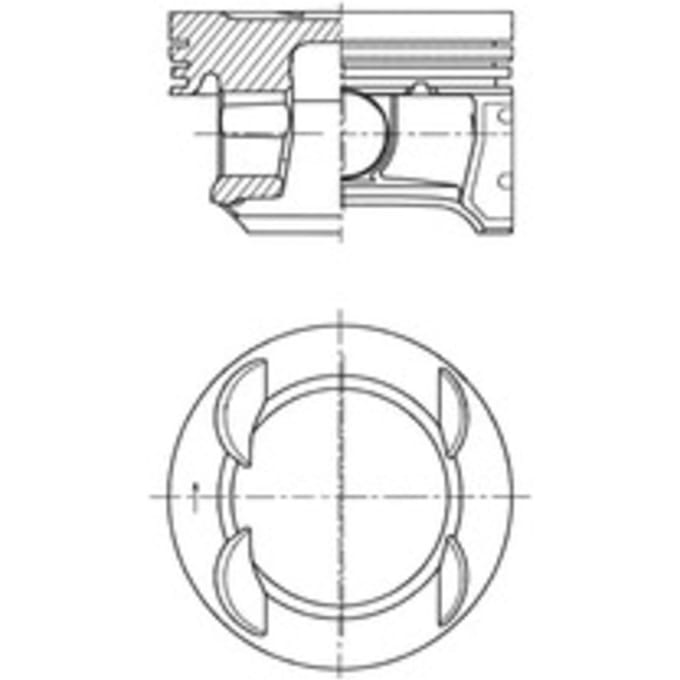 Zuiger KOLBENSCHMIDT 41 007 600