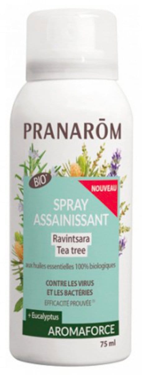 Pranarôm Aromaforce Ontsmettingsspray Ravintsara Tea Tree Organic 75 ml